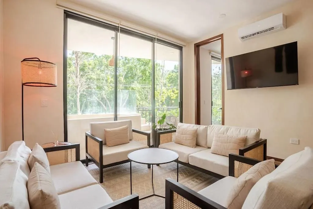 Alberca Y Balcon Privado A 6 Minutos De La Playa Apartment Tulum
