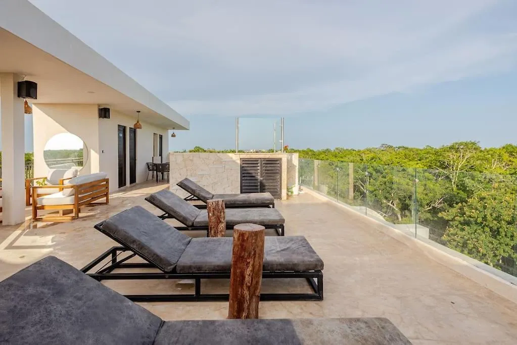 Alberca Y Balcon Privado A 6 Minutos De La Playa Apartment Tulum